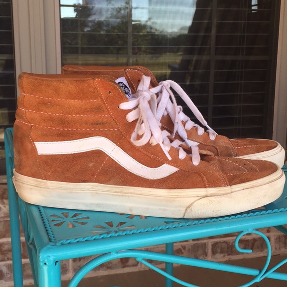 rust colored vans